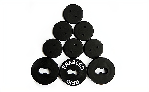 RFID高頻紐扣耐高溫水洗標簽XT9507